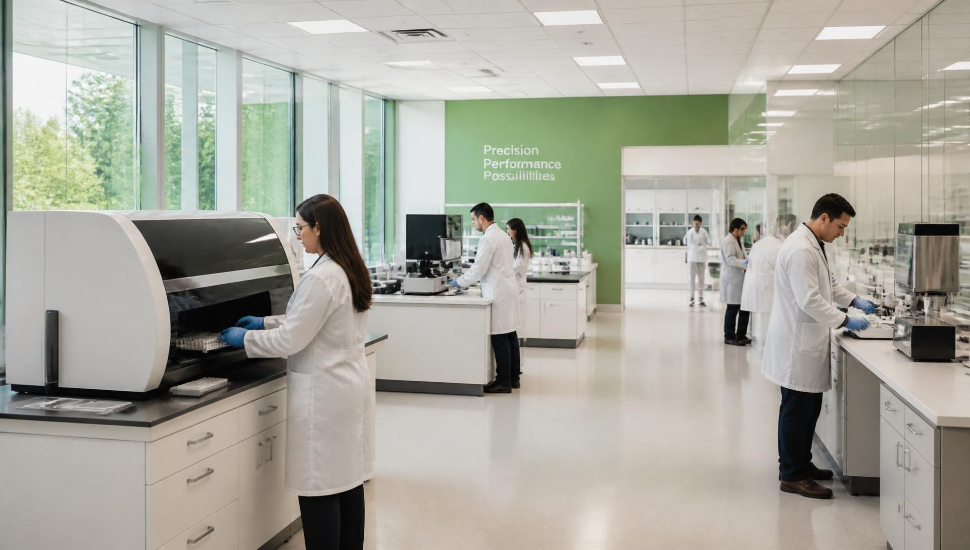 Modern molecular diagnostics laboratory